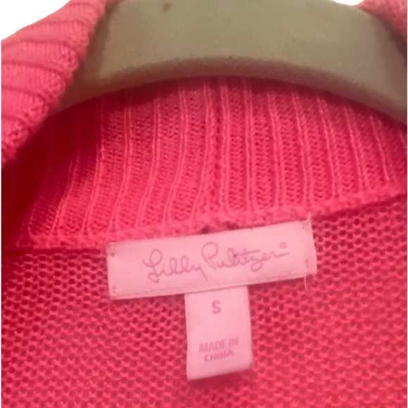 Lilly Pulitzer pink cardigan. Size Small - Picture 4 of 4